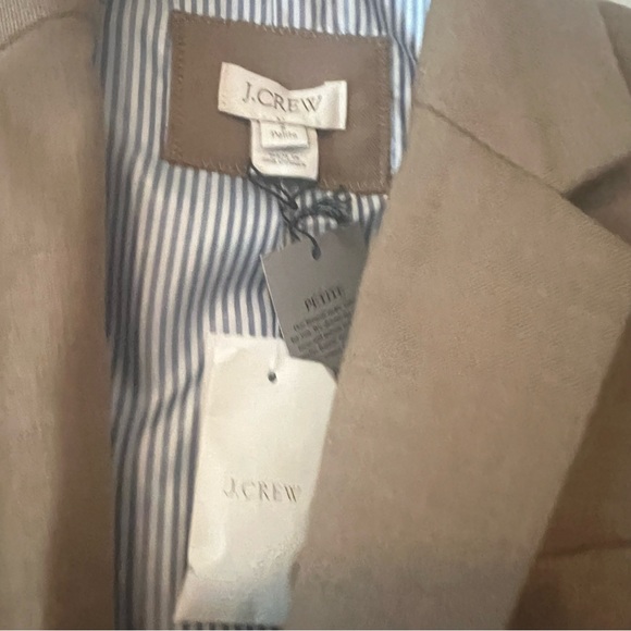 NWT J. Crew Camel Schoolboy Blazer sz 2P - Picture 4 of 4